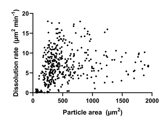 不同pH磷酸鹽緩沖液中藥物視頻顯微溶出測度
