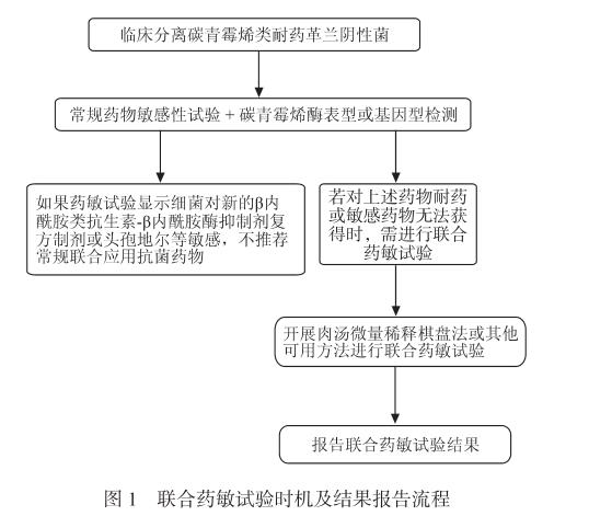 碳青霉烯類耐藥革蘭陰性菌聯合藥敏試驗方法學、流程、優缺點和結果判讀（一）
